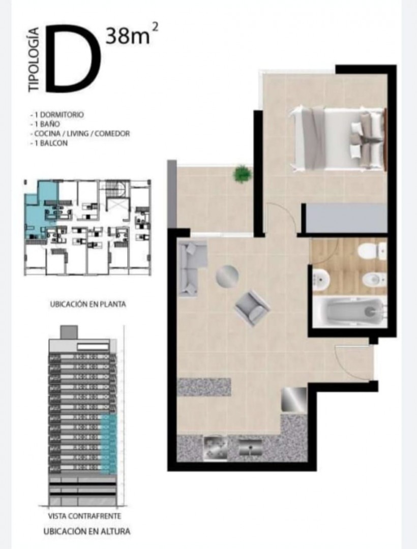Departamento en Venta en O´higgins 530, Centro, Bahía Blanca - Bahía Blanca Propiedades | SITIO OFICIAL l