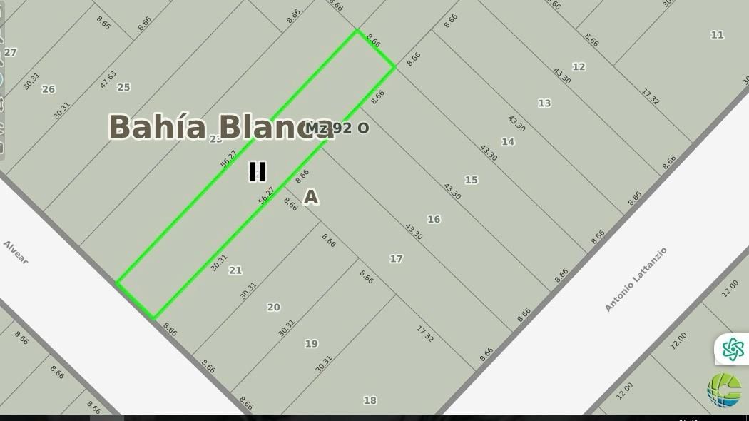 Terreno en Venta en Alvear 3700, Nueva Belgrano, Bahía Blanca - Bahía Blanca Propiedades | SITIO OFICIAL l
