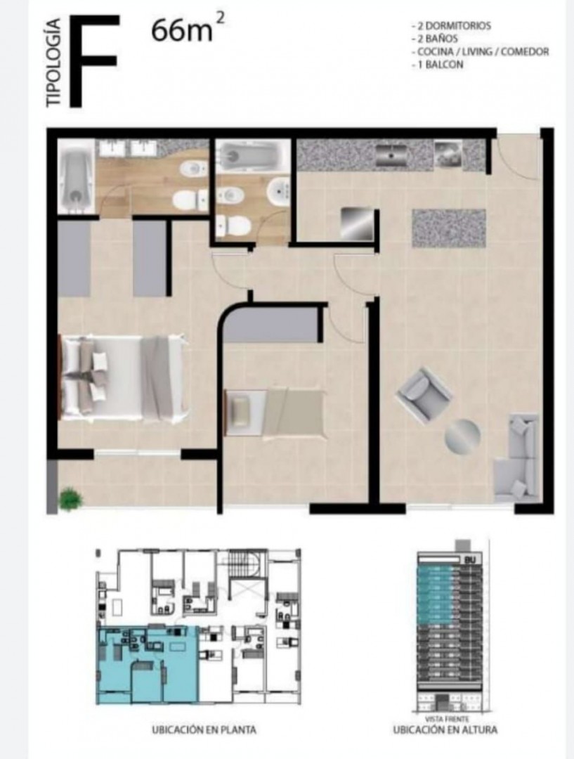 Departamento en Venta en O´higgins 530, Centro, Bahía Blanca - Bahía Blanca Propiedades | SITIO OFICIAL l