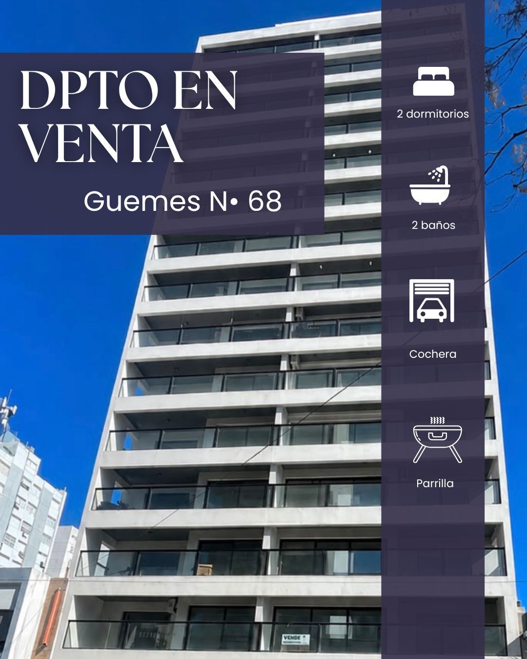 Departamento en Venta en Guemes 68,  Bahía Blanca - Bahía Blanca Propiedades | SITIO OFICIAL l