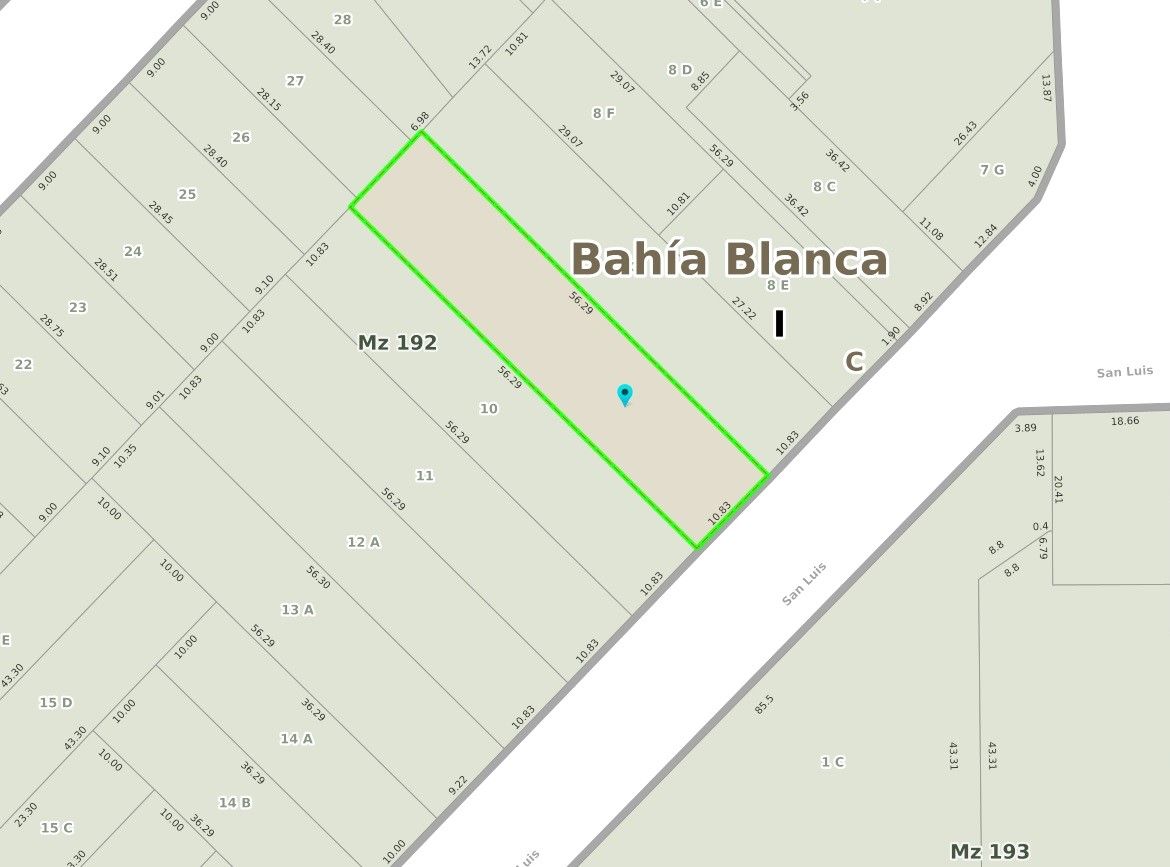 Terreno en Venta en SAN LUIS 70, Centro, Bahía Blanca - Bahía Blanca Propiedades | SITIO OFICIAL l