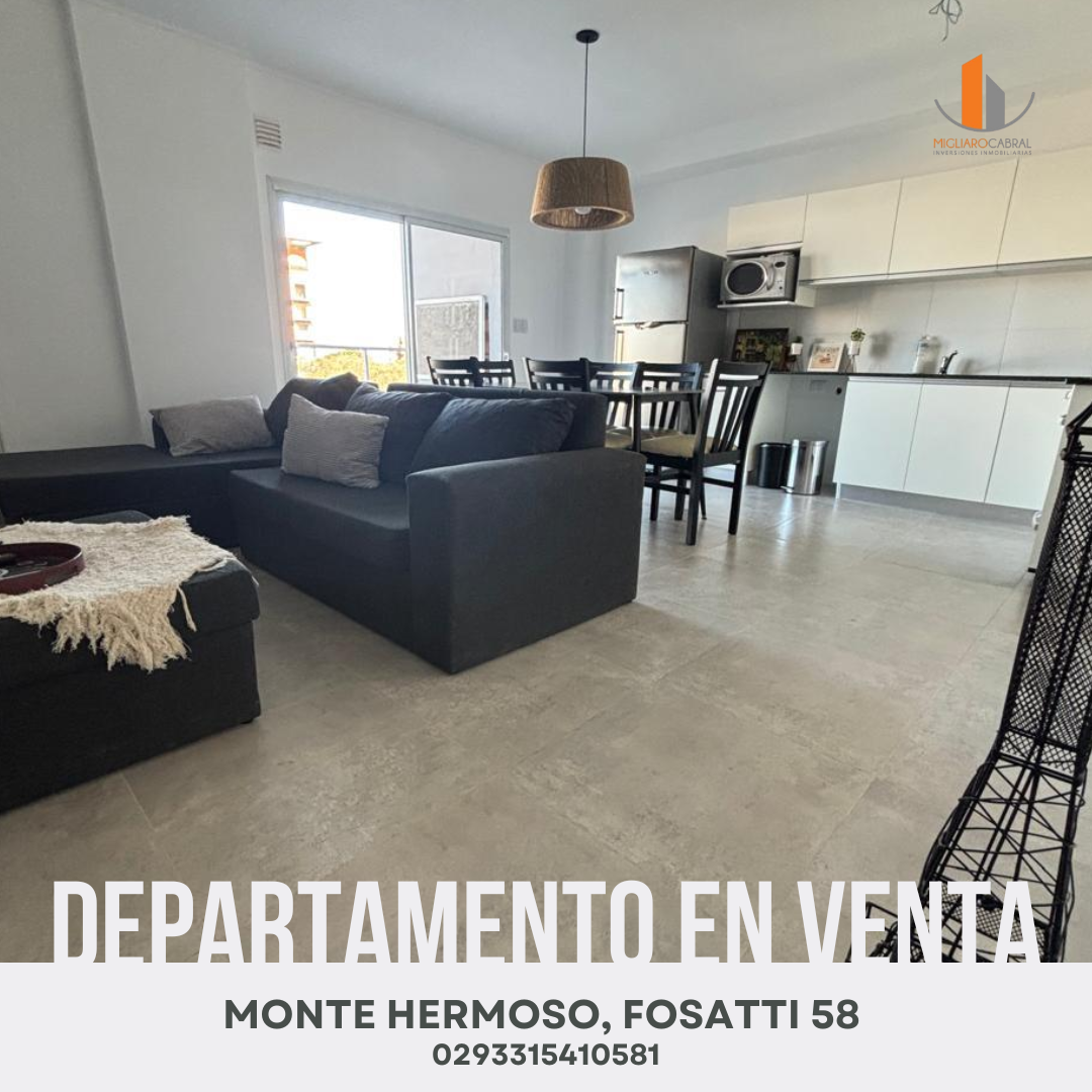 Departamento en Venta en Fossatty 58,  Monte Hermoso - Bahía Blanca Propiedades | SITIO OFICIAL l