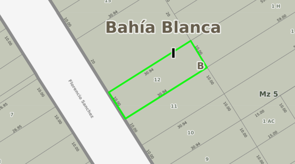 Terreno en Venta en FLORENCIO SANCHEZ 705, Universitario, Bahía Blanca - Bahía Blanca Propiedades | SITIO OFICIAL l