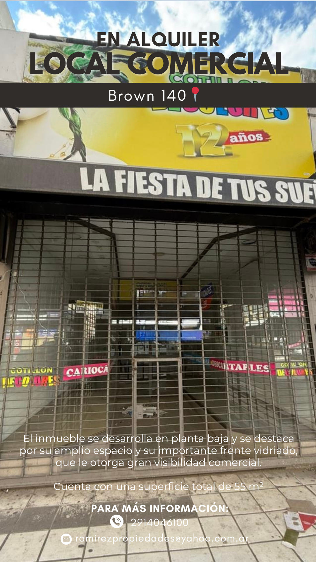 Local en Alquiler en Brown 140, Centro, Bahía Blanca - Bahía Blanca Propiedades | SITIO OFICIAL l