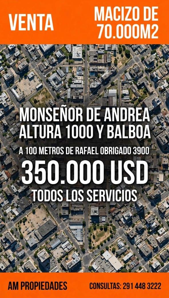 Terreno en Venta en Monseñor De Andrea  Y Balboa, Villa Buenos Aires, Bahía Blanca - Bahía Blanca Propiedades | SITIO OFICIAL l