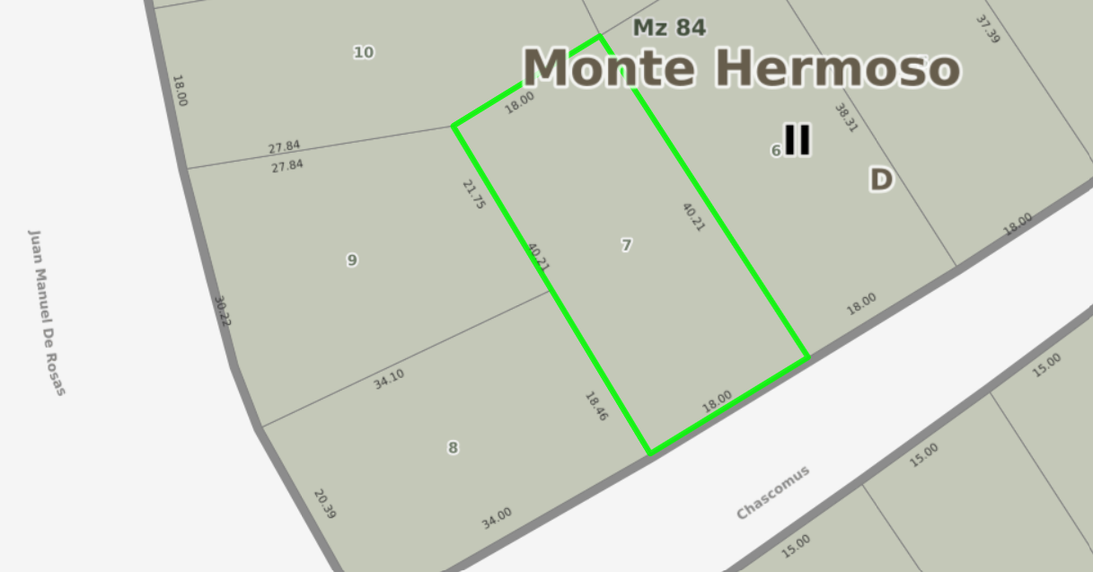 Terreno en Venta en CHASCOMUS 700, Dufaur, Monte Hermoso - Bahía Blanca Propiedades | SITIO OFICIAL l