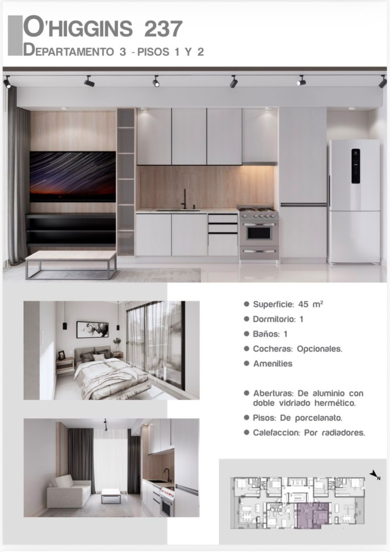 Departamento en Venta en O Higgins 200, Centro, Bahía Blanca - Bahía Blanca Propiedades | SITIO OFICIAL l