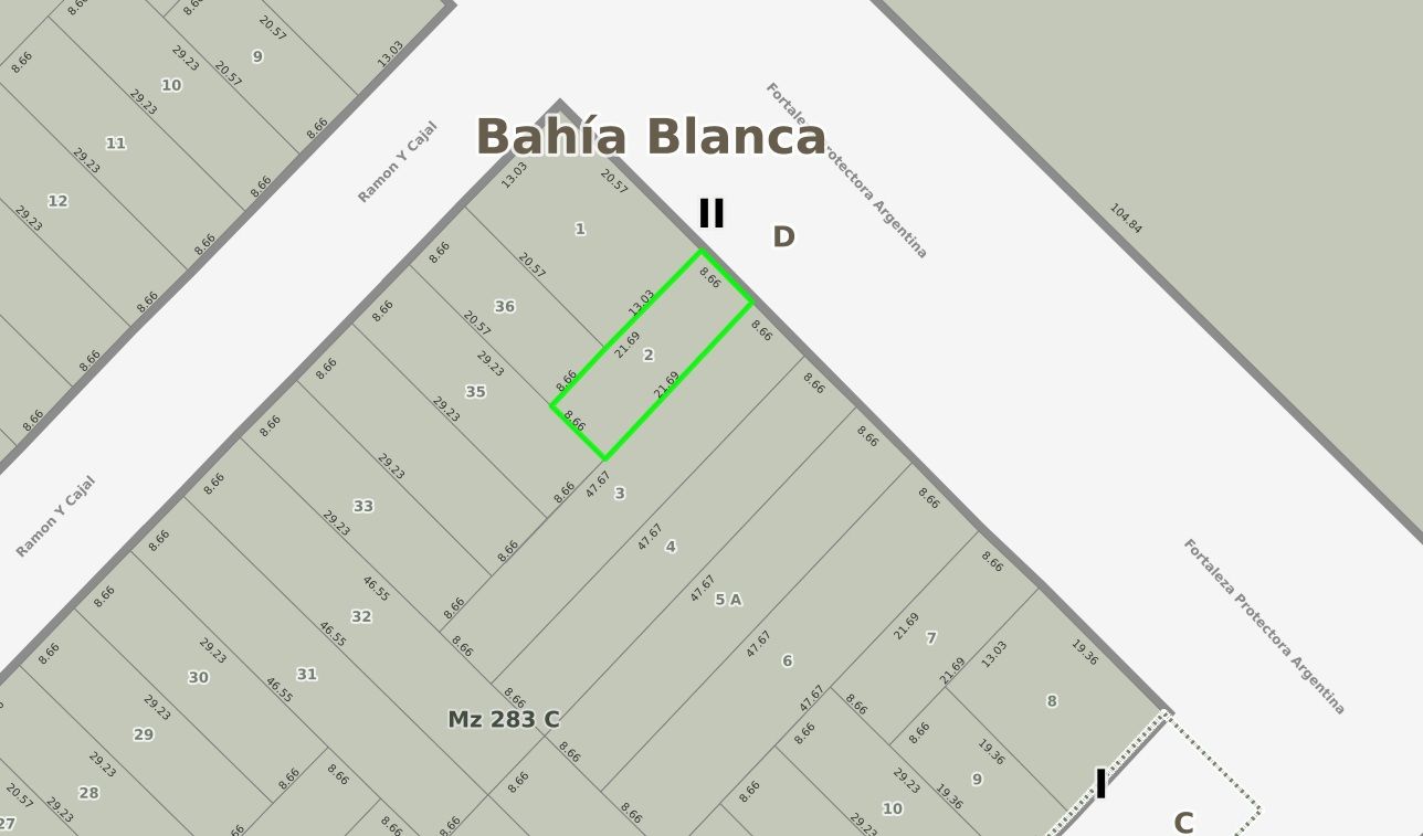 Terreno en Venta en Rawson 369,  Bahía Blanca - Bahía Blanca Propiedades | SITIO OFICIAL l