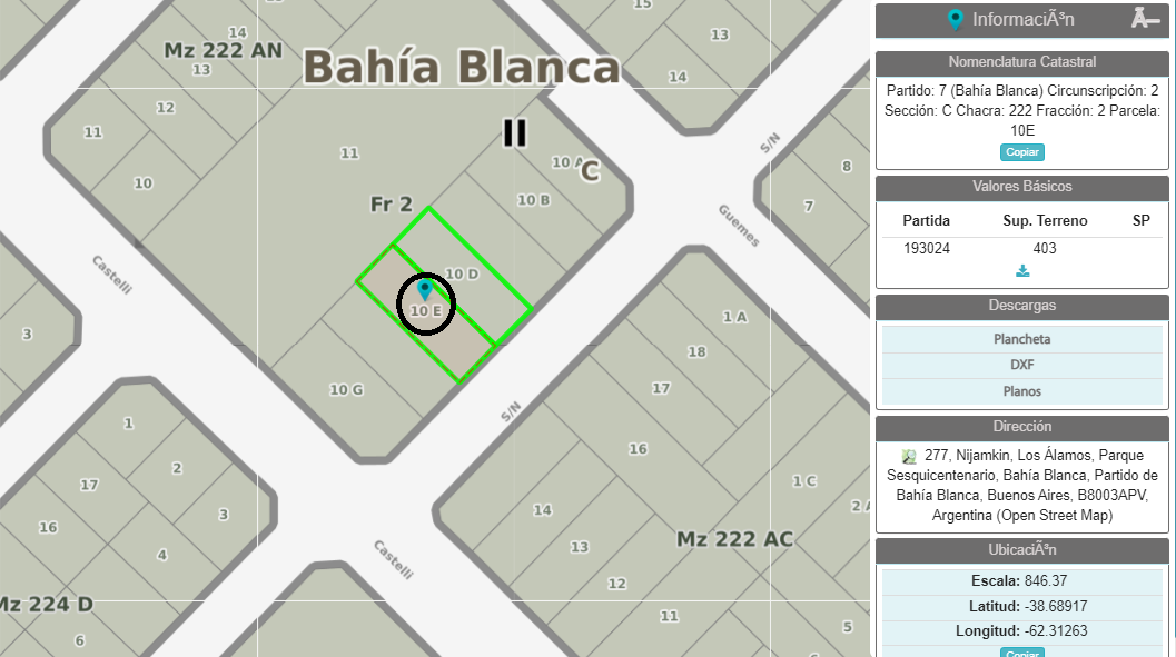 Terreno en Venta en Nijankin 277,  Bahía Blanca - Bahía Blanca Propiedades | SITIO OFICIAL l