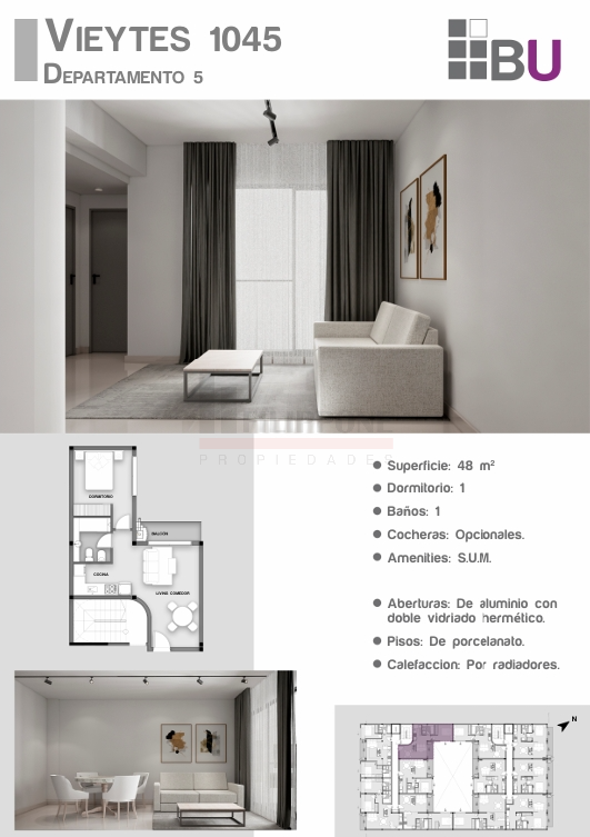 Departamento en Venta en Vieytes 1045, Pacifico, Bahía Blanca - Bahía Blanca Propiedades | SITIO OFICIAL l