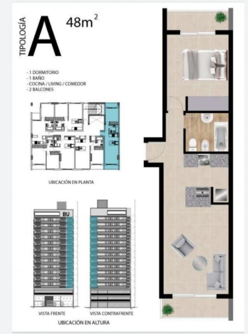 Departamento en Venta en O´higgins 530, Centro, Bahía Blanca - Bahía Blanca Propiedades | SITIO OFICIAL l