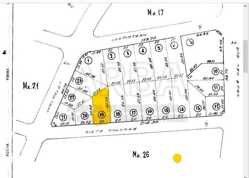 Terreno en Venta en Calle Siete Colores Esq. Curumalat,  Villa Ventana - Bahía Blanca Propiedades | SITIO OFICIAL l