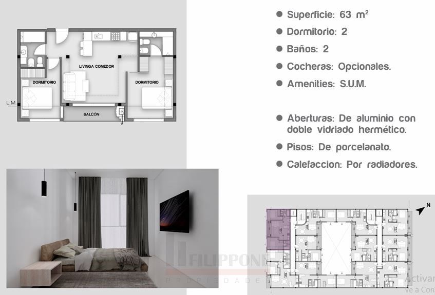 Departamento en Venta en Vieytes 1045, Pacifico, Bahía Blanca - Bahía Blanca Propiedades | SITIO OFICIAL l