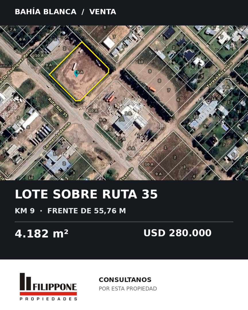 Terreno en Venta en Ruta Nacional 35 Km9, Don Ramiro, Bahía Blanca - Bahía Blanca Propiedades | SITIO OFICIAL l