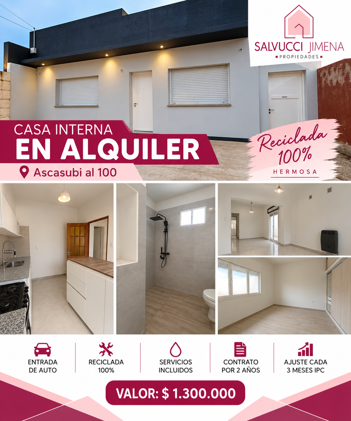 Departamento Interno en Alquiler en Ascasubi 100, Universitario, Bahía Blanca - Bahía Blanca Propiedades | SITIO OFICIAL l