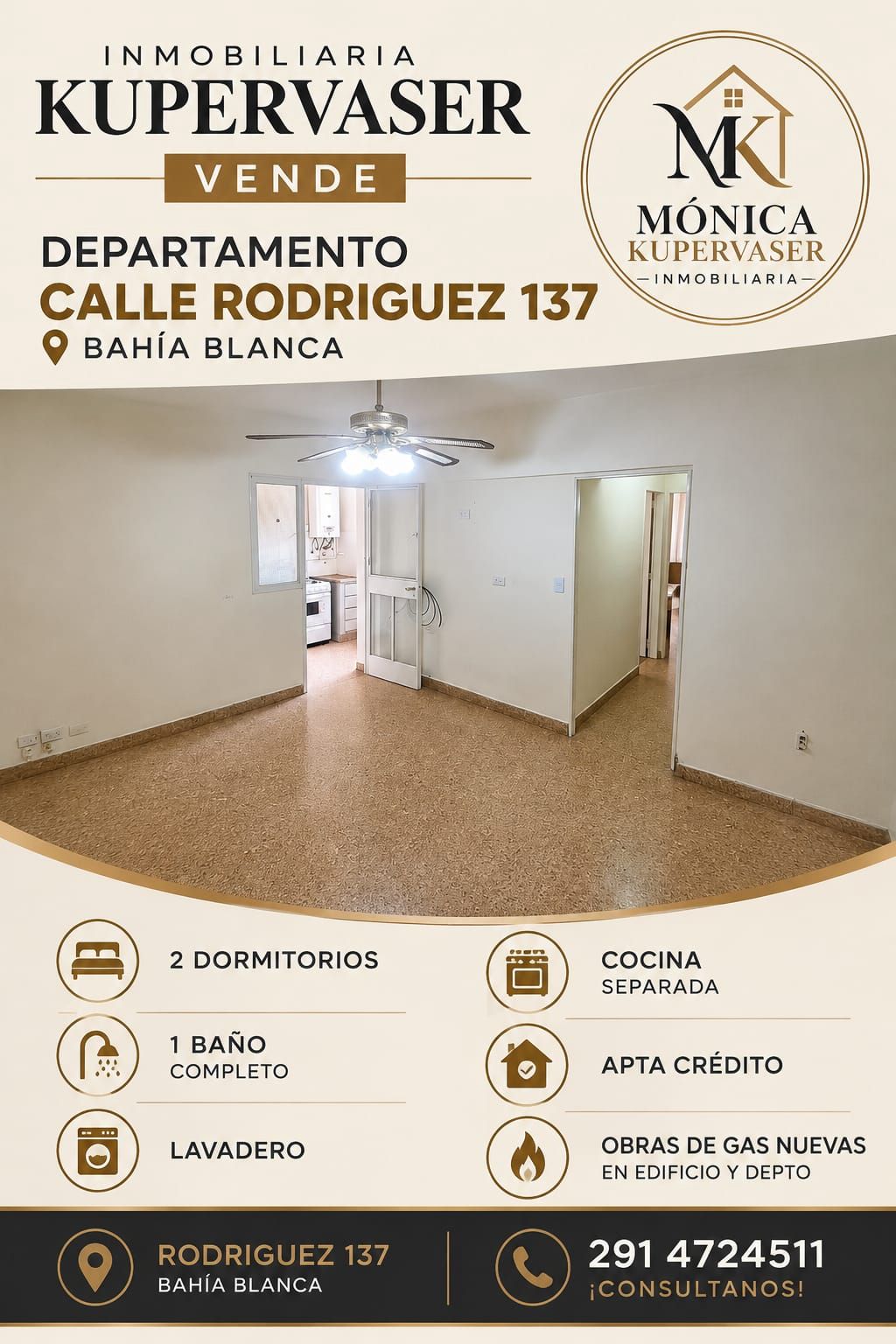 Departamento en Venta en Martiniano Rodriguez 137, Centro, Bahía Blanca - Bahía Blanca Propiedades | SITIO OFICIAL l