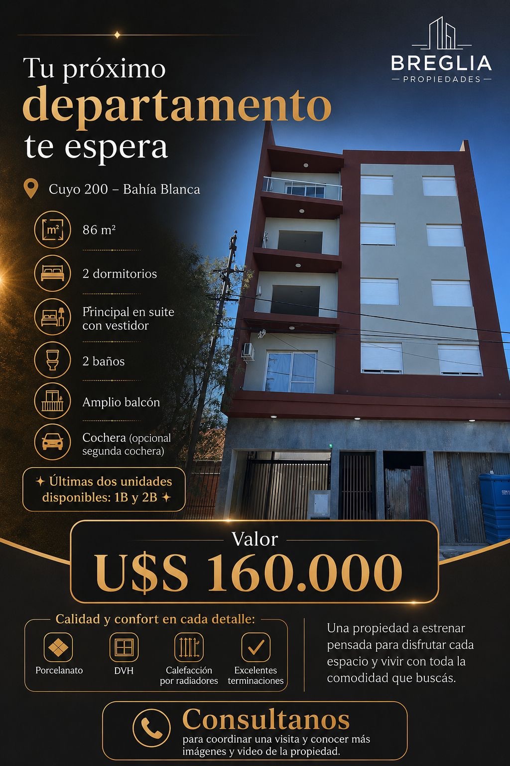 Departamento en Venta en Cuyo 200, San Cayetano, Bahía Blanca - Bahía Blanca Propiedades | SITIO OFICIAL l
