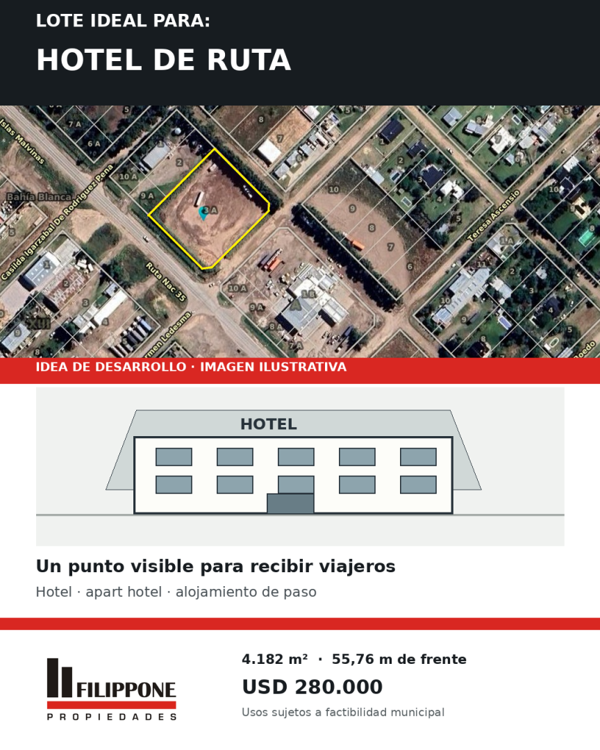 Terreno en Venta en Ruta Nacional 35 Km9, Don Ramiro, Bahía Blanca - Bahía Blanca Propiedades | SITIO OFICIAL l