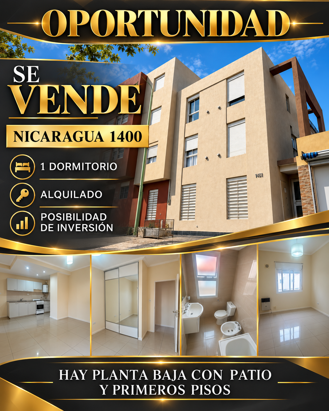 Departamento en Venta en Nicaragua 1451, Universitario, Bahía Blanca - Bahía Blanca Propiedades | SITIO OFICIAL l