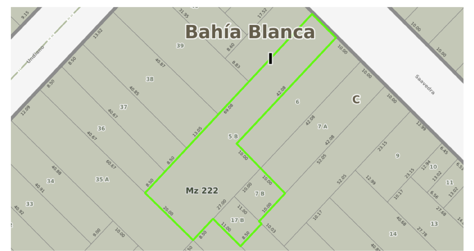 Terreno en Venta en Saavedra 653, Pedro Pico, Bahía Blanca - Bahía Blanca Propiedades | SITIO OFICIAL l