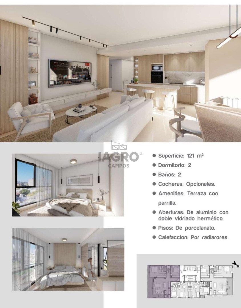 Departamento en Venta en O'higgins 237, Centro, Bahía Blanca - Bahía Blanca Propiedades | SITIO OFICIAL l