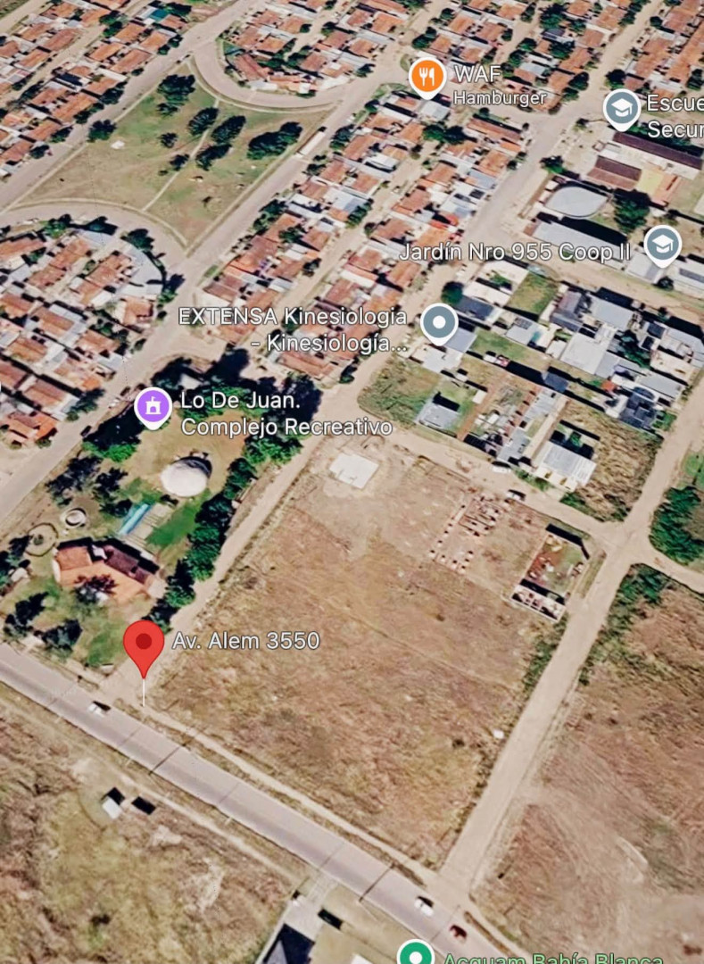Terreno en Venta en ALEM 3550, Nueva Belgrano, Bahía Blanca - Bahía Blanca Propiedades | SITIO OFICIAL l