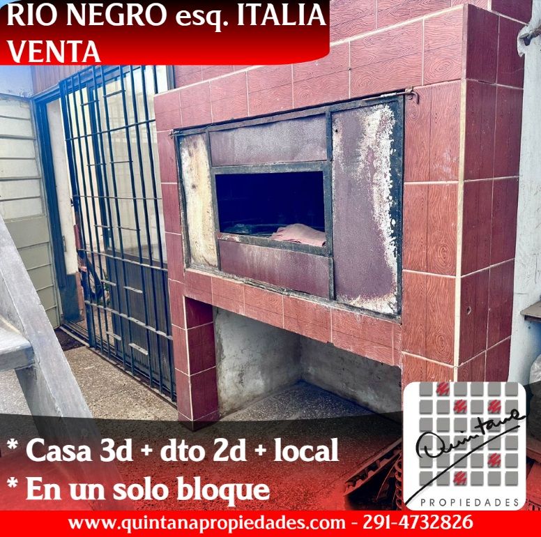 Casa con Local en Venta en Italia Y Rio Negro, Pedro Pico, Bahía Blanca - Bahía Blanca Propiedades | SITIO OFICIAL l