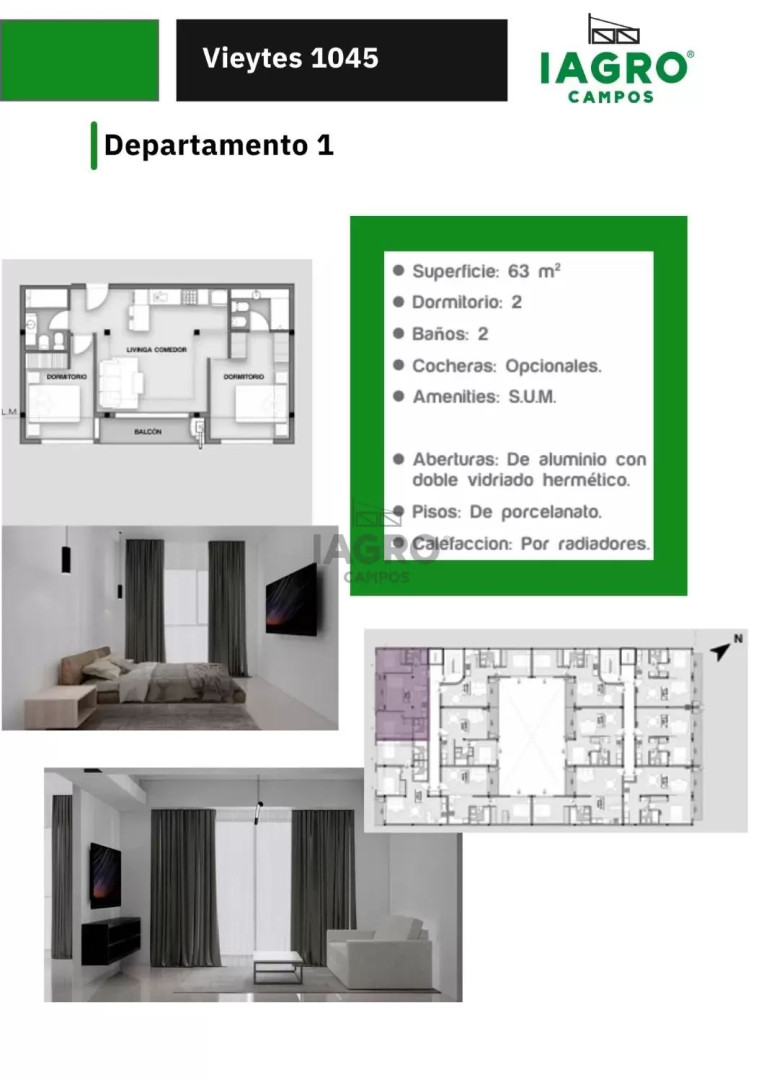 Departamento en Venta en Vieytes 1045, Pacifico, Bahía Blanca - Bahía Blanca Propiedades | SITIO OFICIAL l