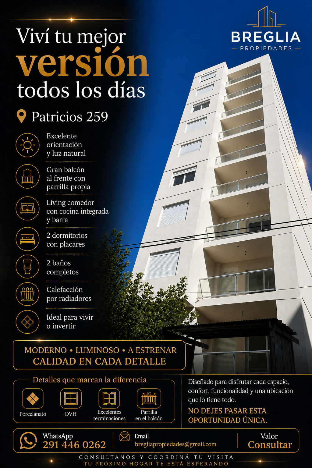 Departamento en Venta en Patricios 253, Centro, Bahía Blanca - Bahía Blanca Propiedades | SITIO OFICIAL l