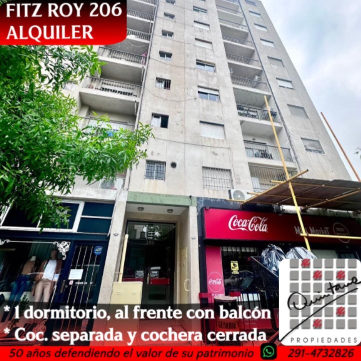 Departamento en Alquiler en Fitz Roy 206, Centro, Bahía Blanca - Bahía Blanca Propiedades | SITIO OFICIAL l