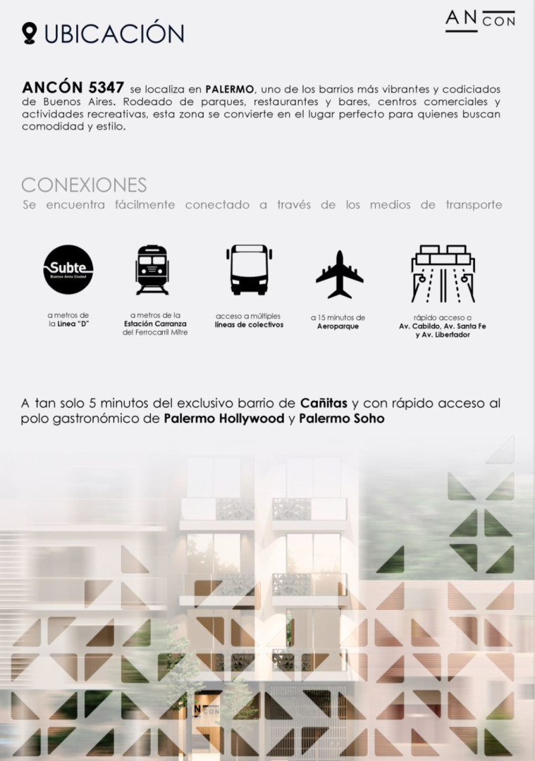 Departamento en Venta en ANCON 5300, Palermo, CABA - Bahía Blanca Propiedades | SITIO OFICIAL l
