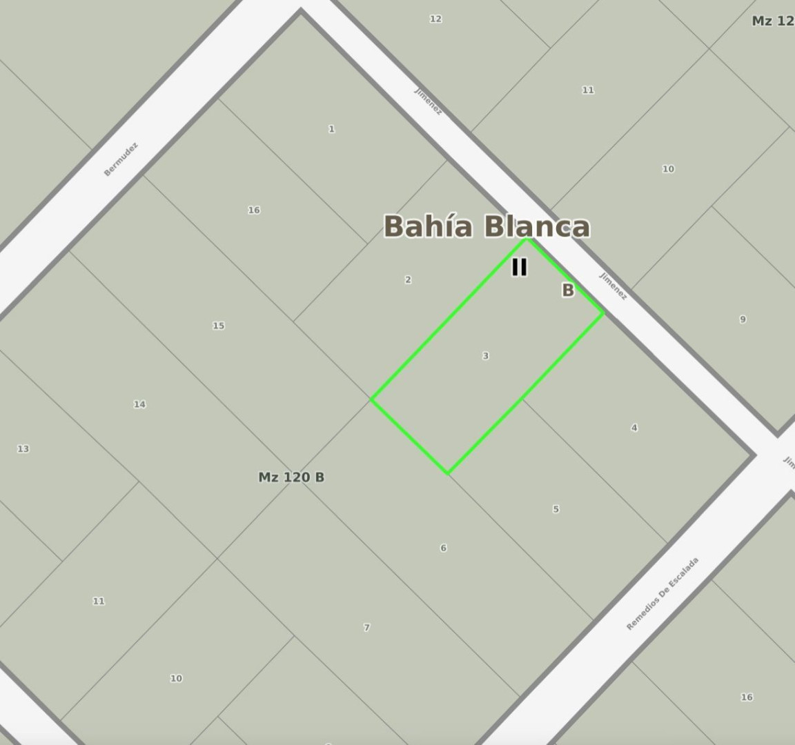 Terreno en Venta en Jimenez 1600, San Agustin, Bahía Blanca - Bahía Blanca Propiedades | SITIO OFICIAL l