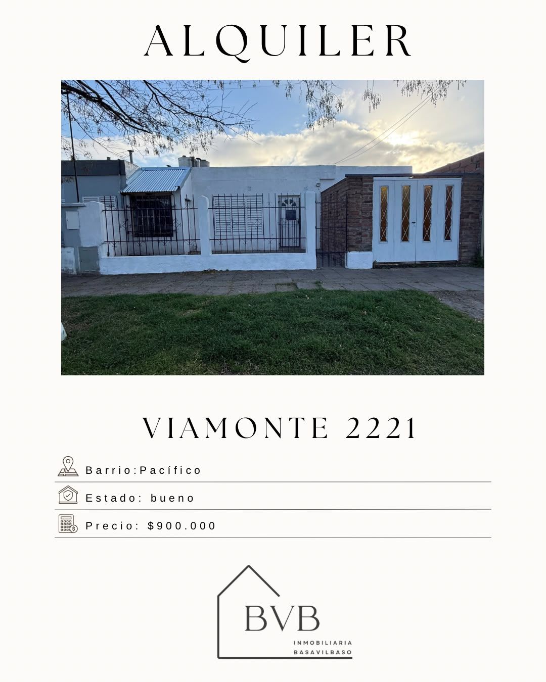 Casa en Alquiler en Viamonte 2221, Pacifico, Bahía Blanca - Bahía Blanca Propiedades | SITIO OFICIAL l