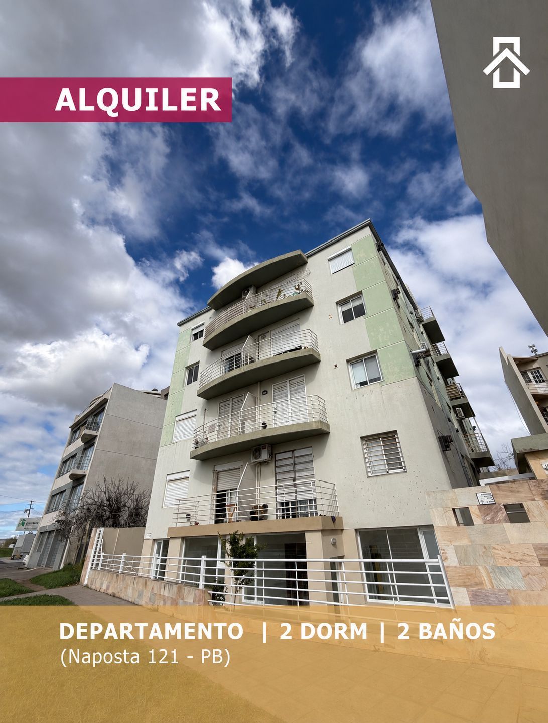 Departamento en Alquiler en Naposta 161, Centro, Bahía Blanca - Bahía Blanca Propiedades | SITIO OFICIAL l