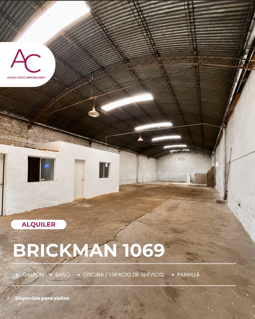 Galpón en Alquiler en BRICKMAN 1069,  Bahía Blanca - Bahía Blanca Propiedades | SITIO OFICIAL l