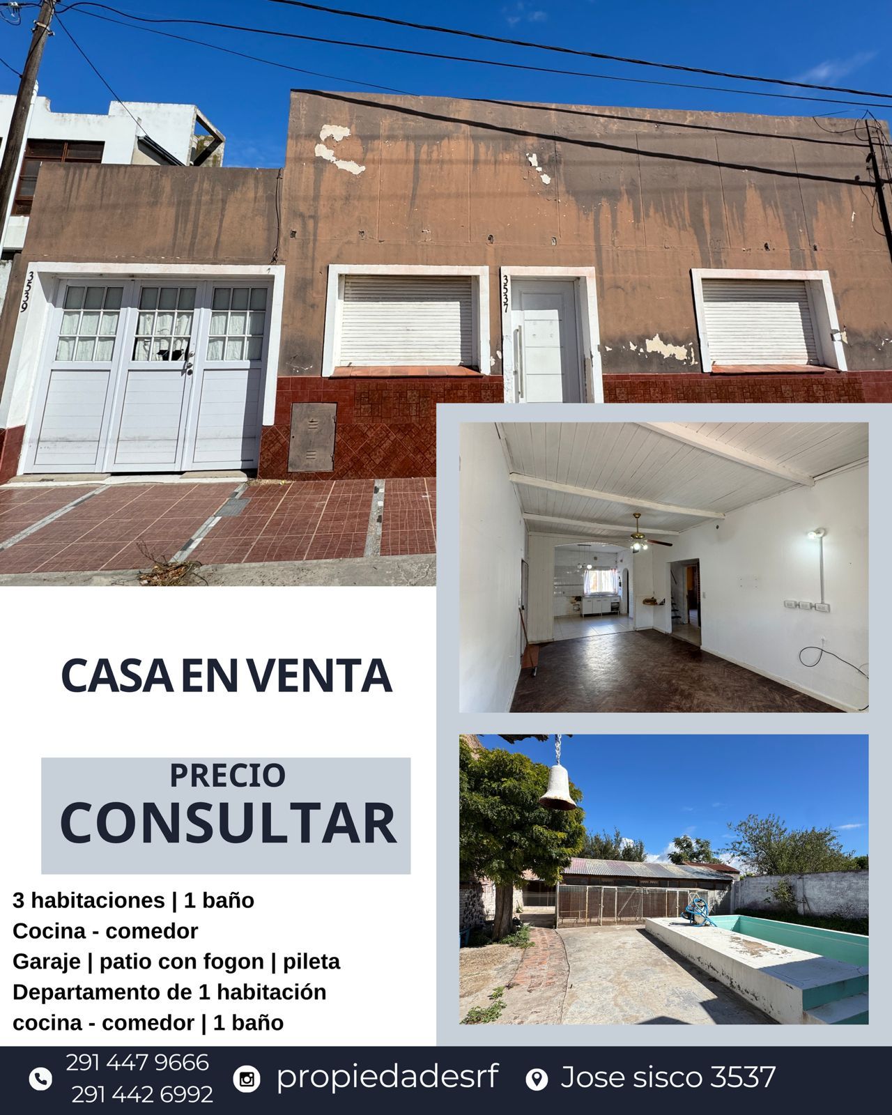 Casa en Venta en Jose Sisco 3537, Ingeniero White, Bahía Blanca - Bahía Blanca Propiedades | SITIO OFICIAL l