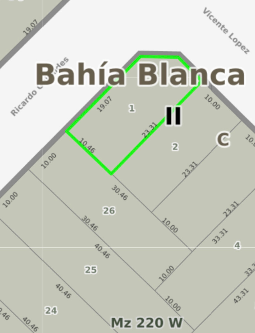 Terreno en Venta en Vicente Lopez Y Ricardo Güiraldes, Los Almendros, Bahía Blanca - Bahía Blanca Propiedades | SITIO OFICIAL l