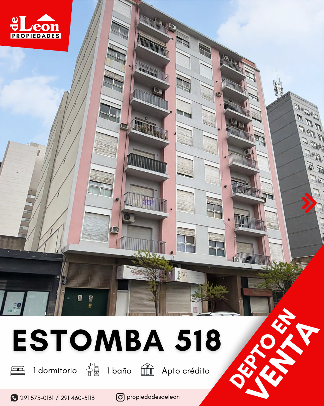 Departamento en Venta en Estomba 518, Macrocentro, Bahía Blanca - Bahía Blanca Propiedades | SITIO OFICIAL l