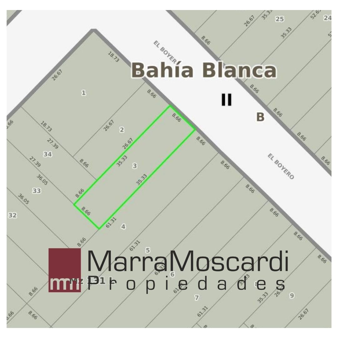 Terreno en Venta en EL BOYERO 1470, Los Horneros, Bahía Blanca - Bahía Blanca Propiedades | SITIO OFICIAL l