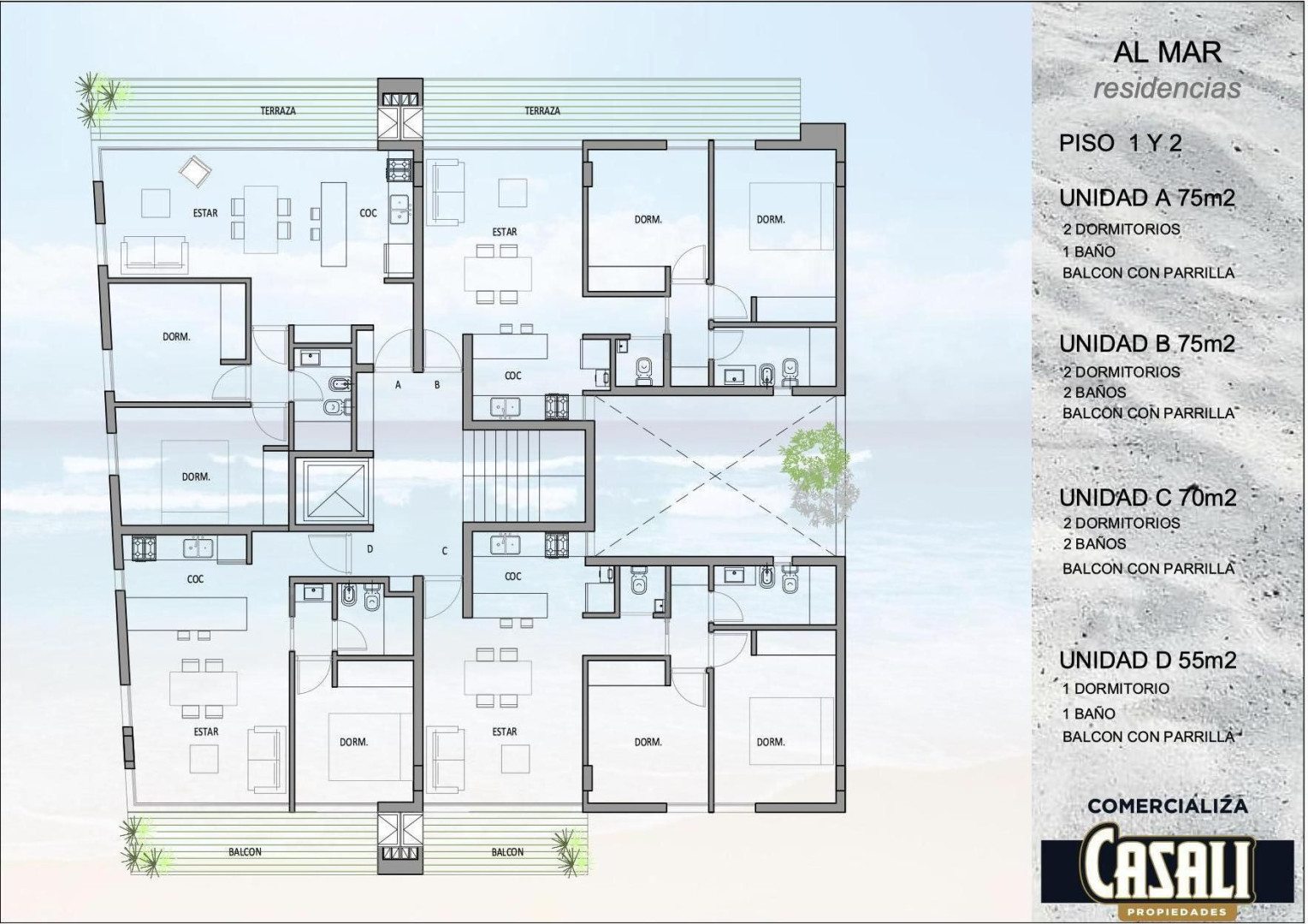 Departamento en Venta en Yatasto Y El Galivan,  Monte Hermoso - Bahía Blanca Propiedades | SITIO OFICIAL l
