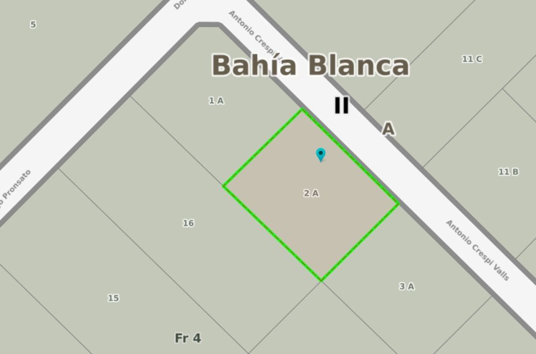 Terreno en Venta en Antonio Crespi Valls, San Carlos, Bahía Blanca - Bahía Blanca Propiedades | SITIO OFICIAL l
