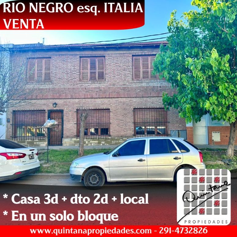 Casa con Local en Venta en Italia Y Rio Negro, Pedro Pico, Bahía Blanca - Bahía Blanca Propiedades | SITIO OFICIAL l
