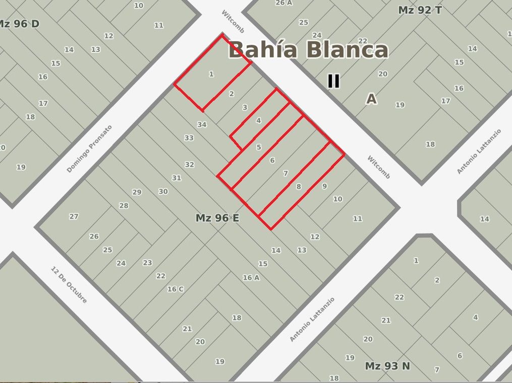 Terreno en Venta en Pronsato 875, Nueva Belgrano, Bahía Blanca - Bahía Blanca Propiedades | SITIO OFICIAL l