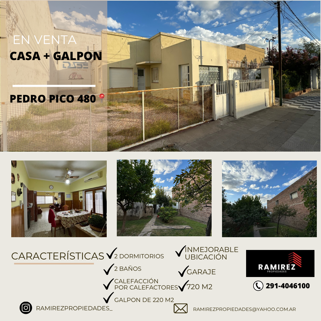 Casa en Venta en Pedro Pico 400, Pedro Pico, Bahía Blanca - Bahía Blanca Propiedades | SITIO OFICIAL l