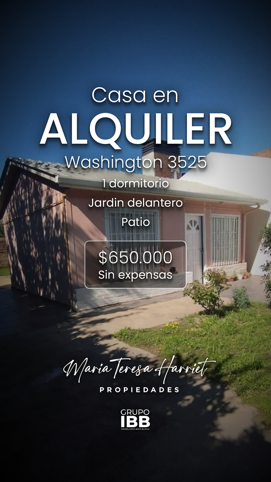 Casa en Alquiler en Washington 3525, El Nacional, Bahía Blanca - Bahía Blanca Propiedades | SITIO OFICIAL l