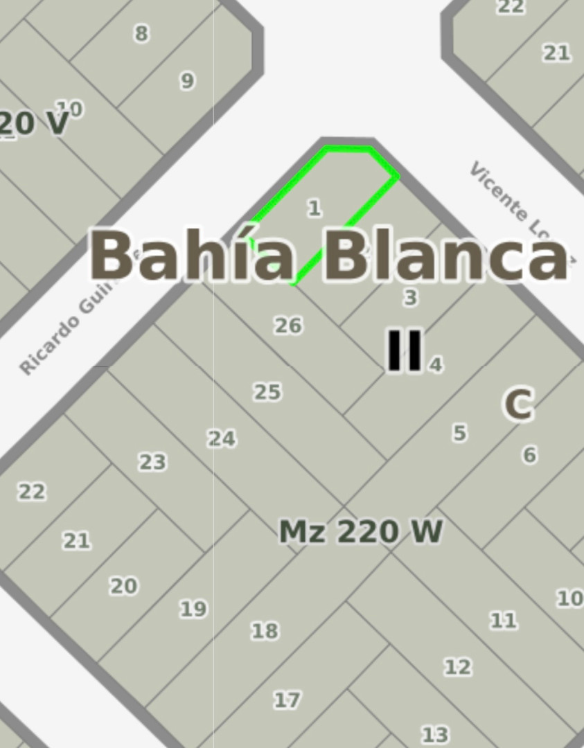 Terreno en Venta en Vicente Lopez Y Ricardo Güiraldes, Los Almendros, Bahía Blanca - Bahía Blanca Propiedades | SITIO OFICIAL l