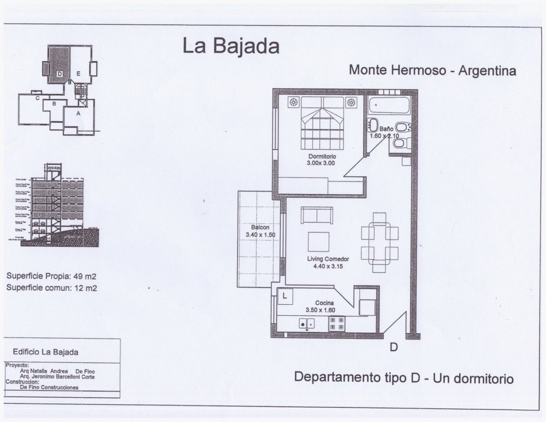 Departamento en Venta en Fonssati Y Mendoza,  Monte Hermoso - Bahía Blanca Propiedades | SITIO OFICIAL l