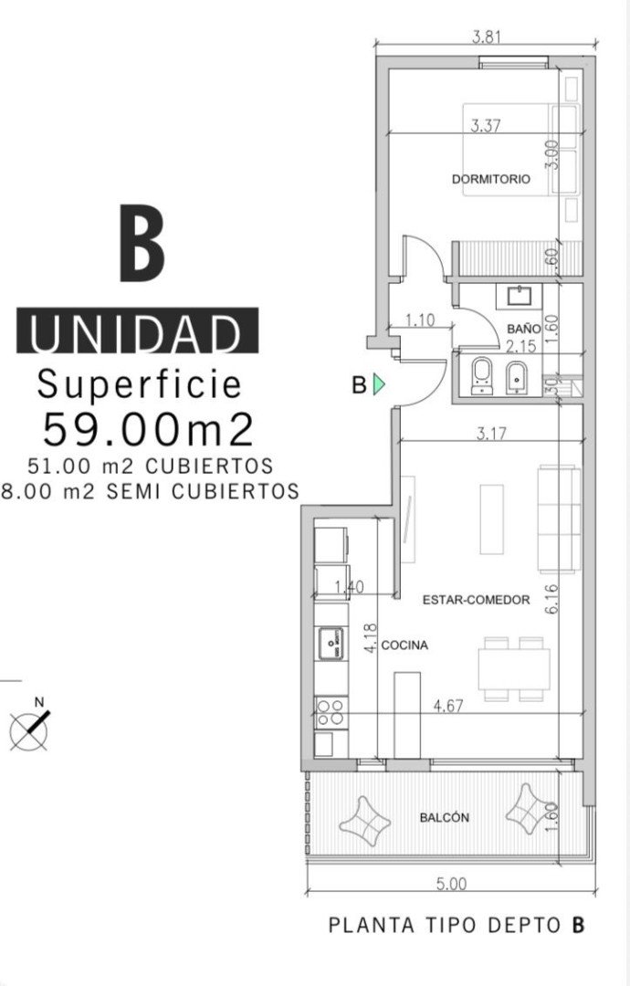 Departamento en Venta en Casanova 230, Centro, Bahía Blanca - Bahía Blanca Propiedades | SITIO OFICIAL l