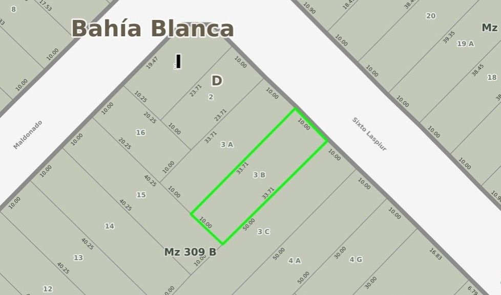 Terreno en Venta en Sixto Laspiur 1666,  Bahía Blanca - Bahía Blanca Propiedades | SITIO OFICIAL l