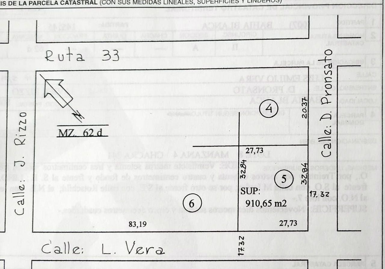 Terreno en Venta en Luis Vera Esquina Pronsato, Paihuen, Bahía Blanca - Bahía Blanca Propiedades | SITIO OFICIAL l